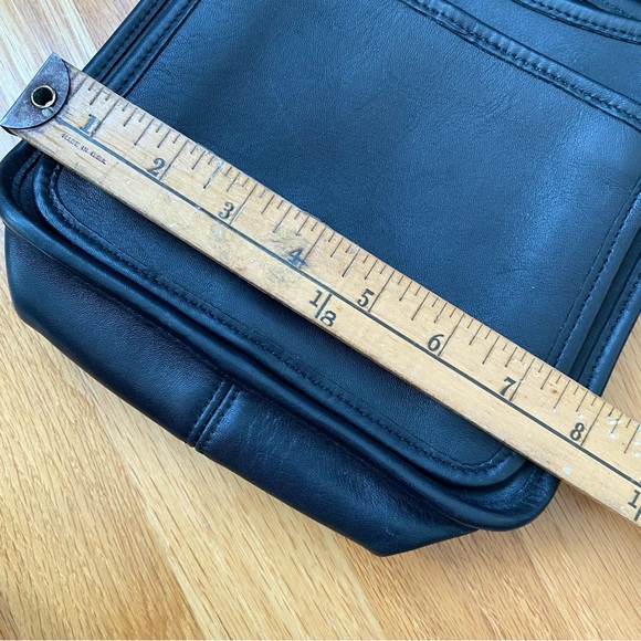 Coach Classic Legacy Flap Black Glove Leather Shoulder Bag - Picture 14 of 16